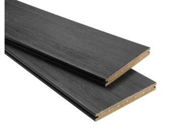 ASA-Diele PVC Schwarz