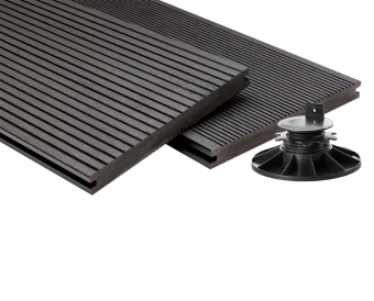 Breitdielen Massiv XL Komplett Set PLUS - Dunkelgrau