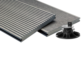 Breitdielen Massiv XL Komplett Set PLUS - Hellgrau