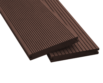 Handmuster Massiv Diele (dunkelbraun) -beidseitig-