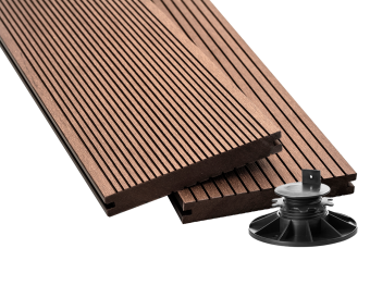 Massiv Dielen Komplett Set PLUS - Dunkelbraun