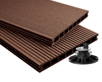 Breitdielen Top-Line XL Komplett Set PLUS - Dunkelbraun