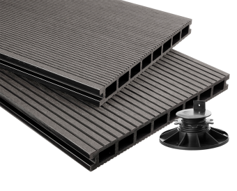 Breitdielen Top-Line XL Komplett Set PLUS - Dunkelgrau