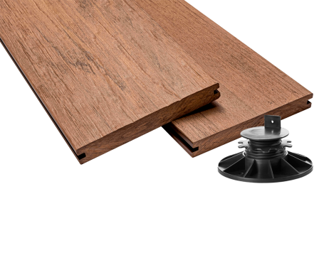 Massivdiele Antik Komplett Set PLUS - SAND