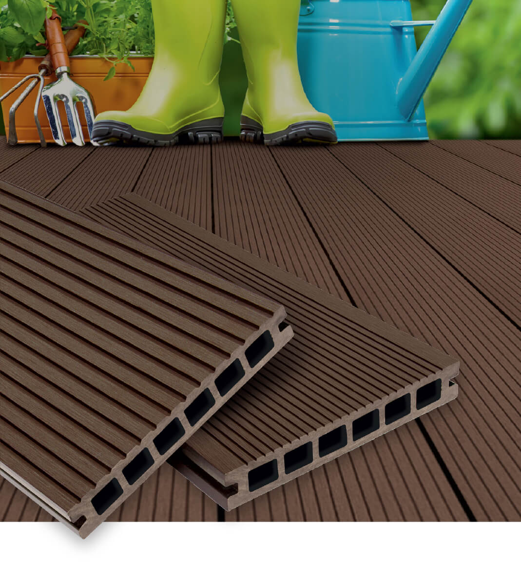 WPC Terrassendielen & WPCZaun + Sichtschutz Mondesi